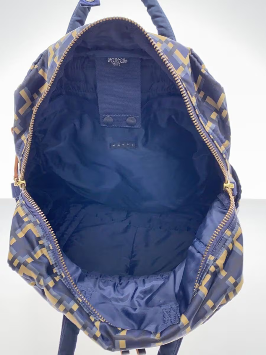 PORTER MARNI Backpack Nylon NVY Check