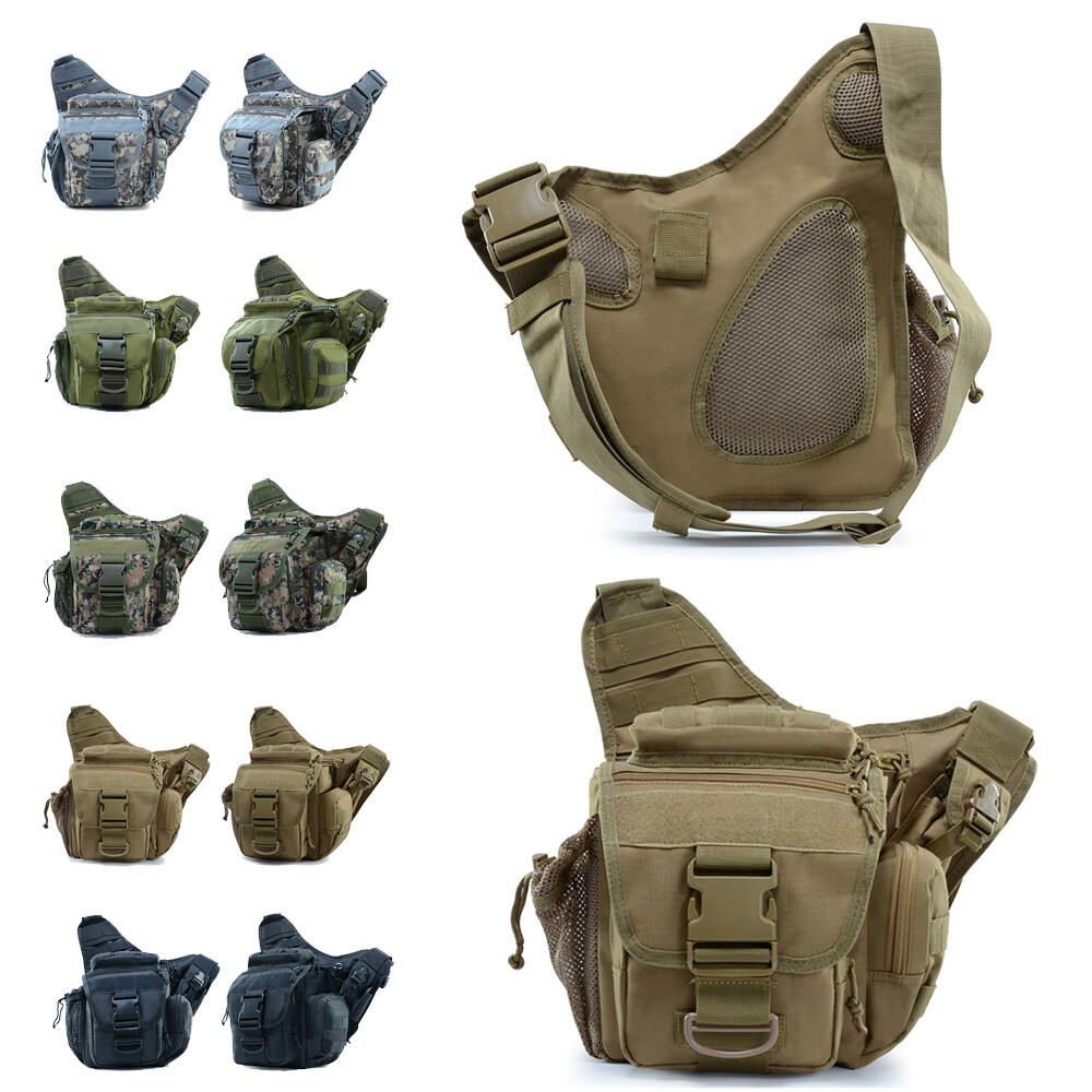 Outdoor Tactical Molle Chest Bag Men Crossbody Messenger Shoulder Sling Pack US