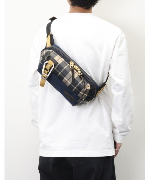 Master-Piece Masterpiece MSPC link check ver. waist bag Sax Blue 02346-c2