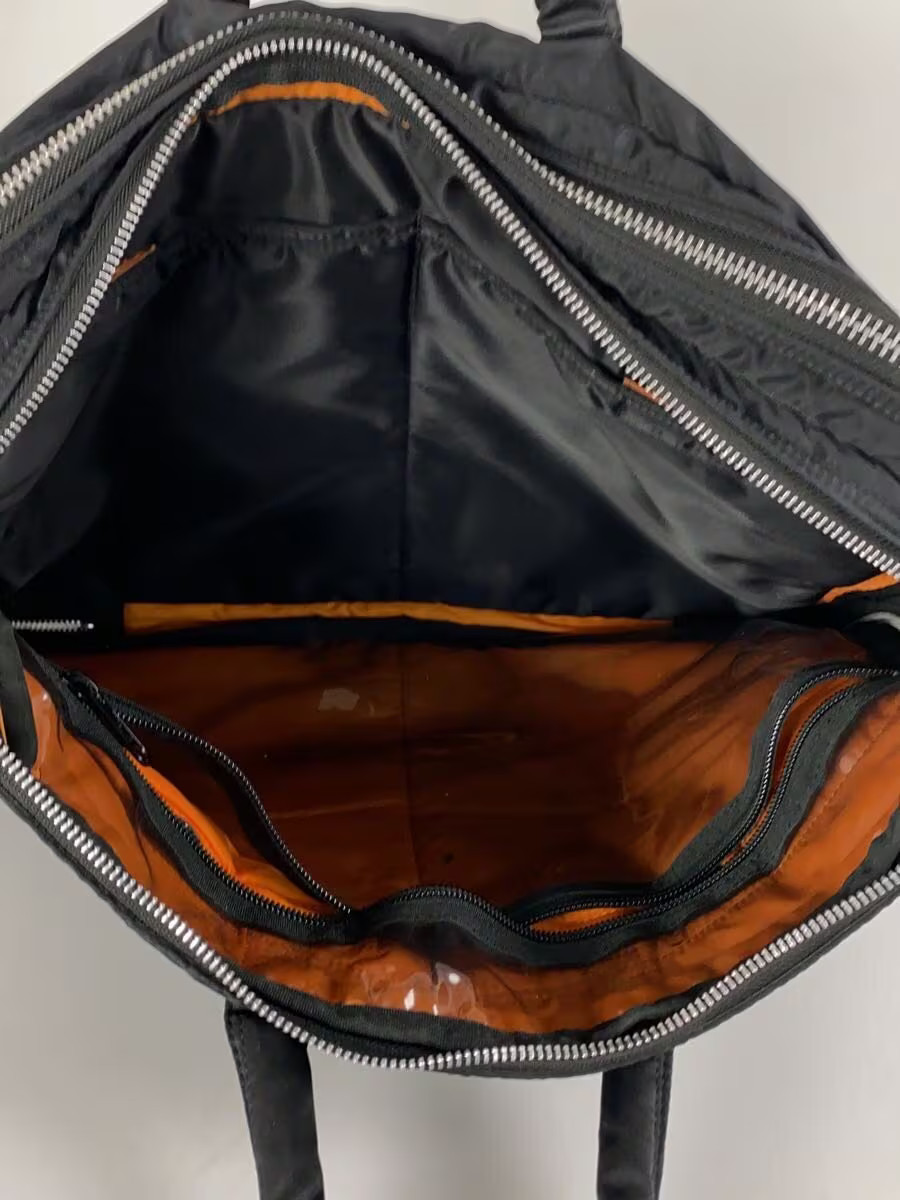 PORTER 2WAY DOCUMENT BAG W zip TANKER Black 622 15151