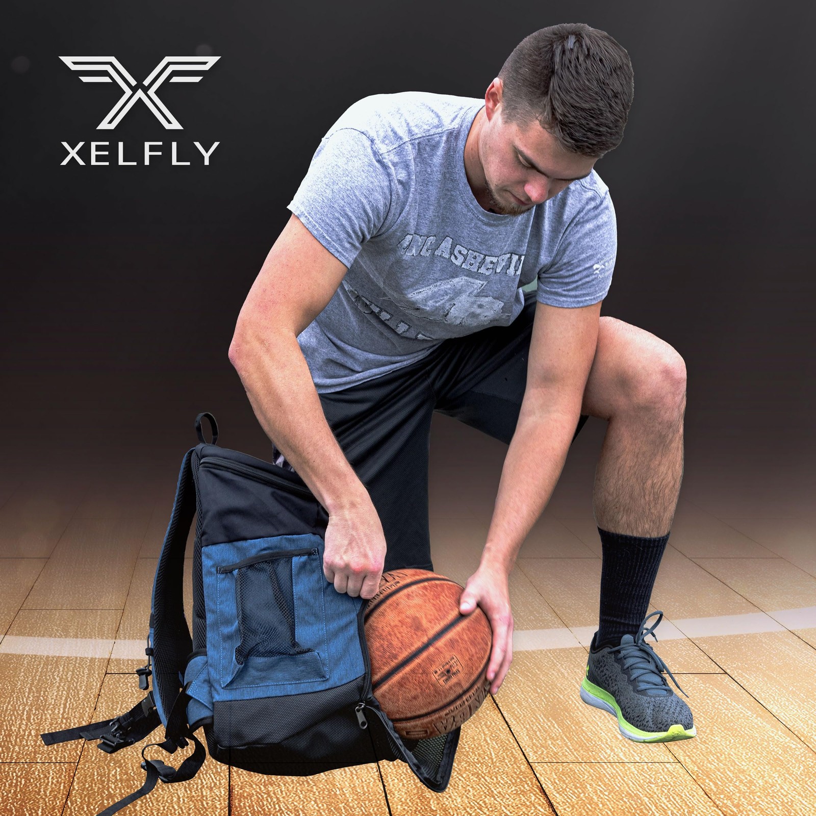 Basketball Backpack with Ball Compartment