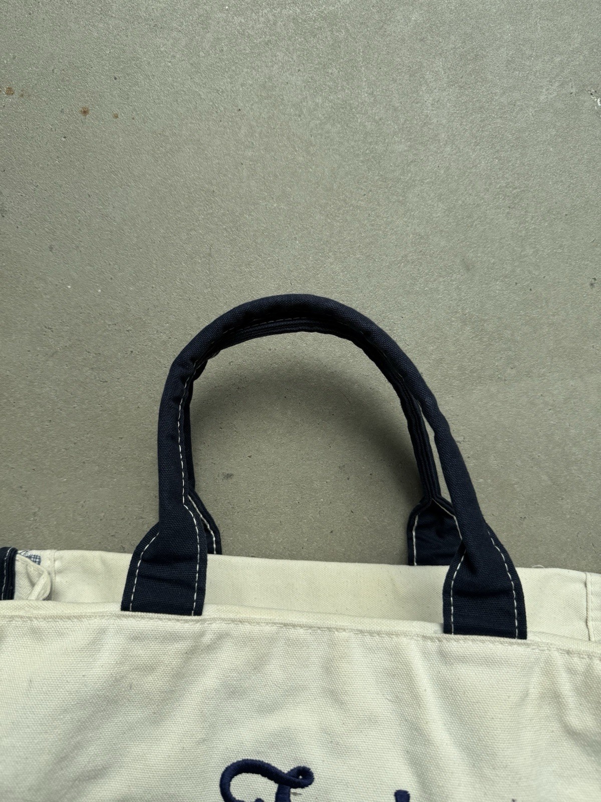Vintage CB Station “Fred” Embroidery Heavy Duty Canvas Tote Bag Size Medium