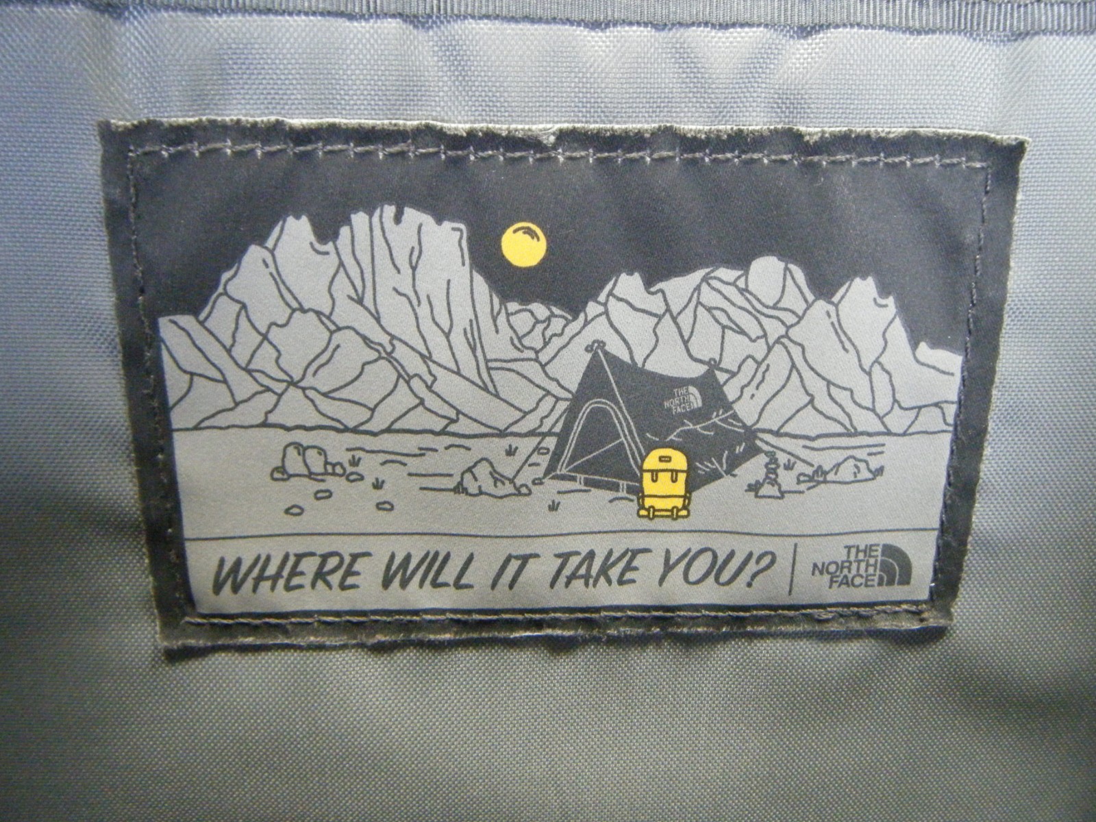 The North Face Pivoter Backpack Gray FlexVent Laptop School Book Bag