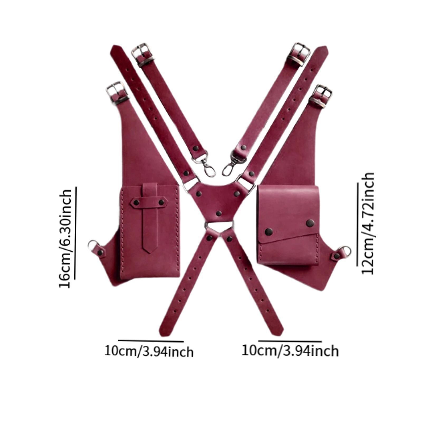 Steampunk Shoulder Harness Bag Pouch