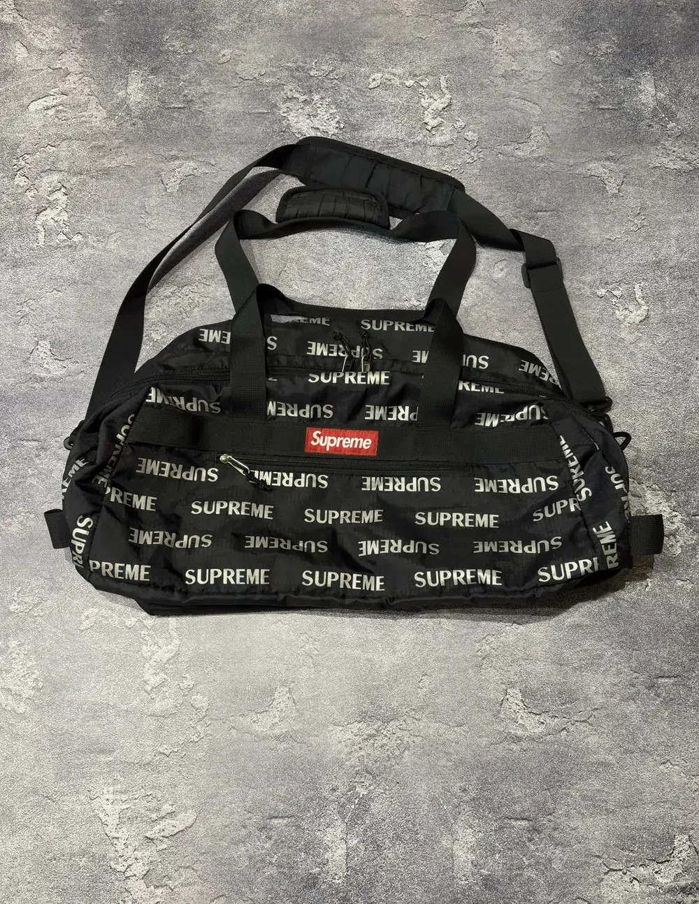 Supreme 3M FW16 Reflective Repeat Duffle Bag