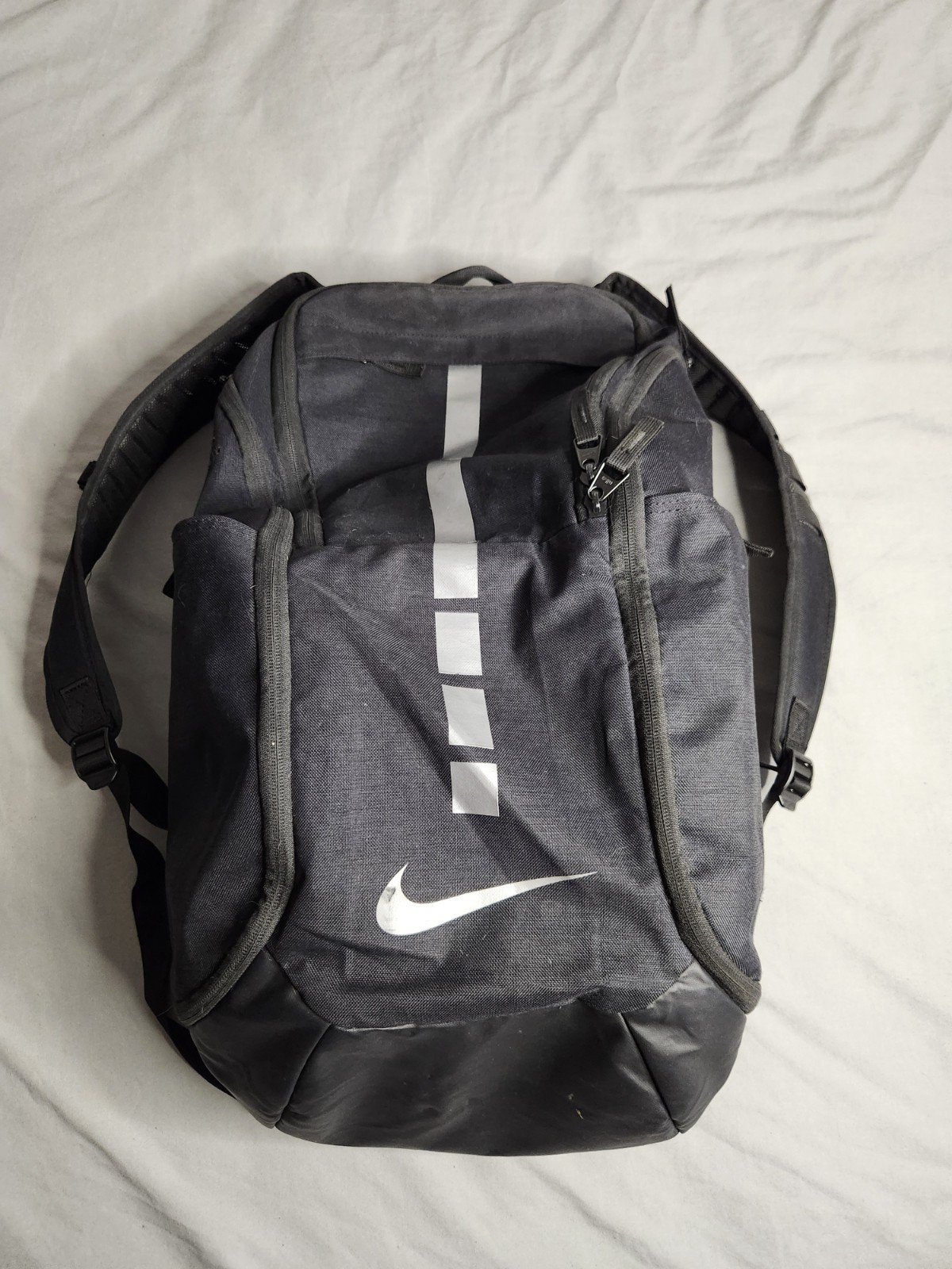Nike Hoop Elite Pro Basketball Basketball Black Gray Padded BA5554 011 EUC