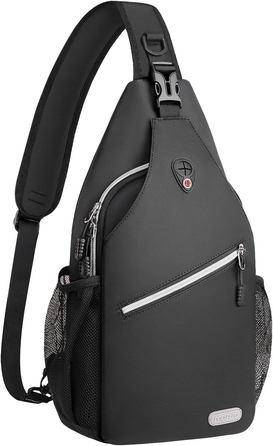 Lightweight Black Sling Backpack for Men – Ideal for Hiking and Casual Travel
