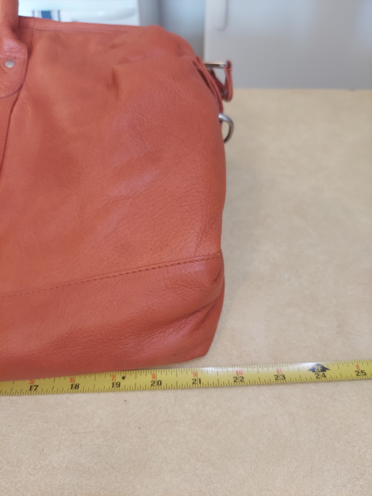 Cheeseburger In Paradise Canyon Outback Leather Large Duffle Travel Bag Brown
