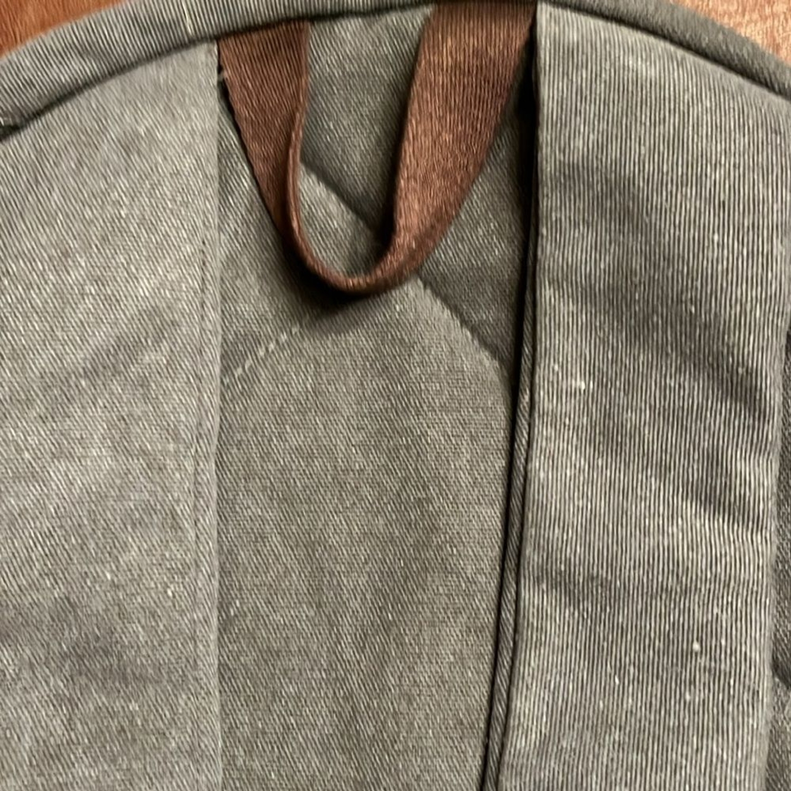 Port Authority branded backpack knapsack blue brown NWOT