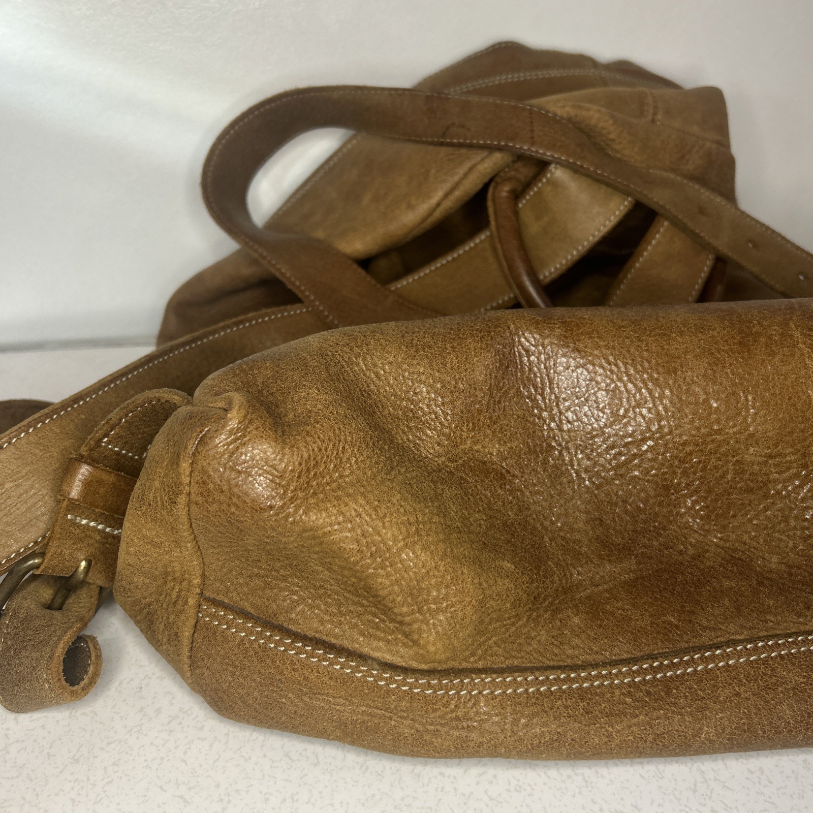 Genuine Roots Canada Leather Backpack READ