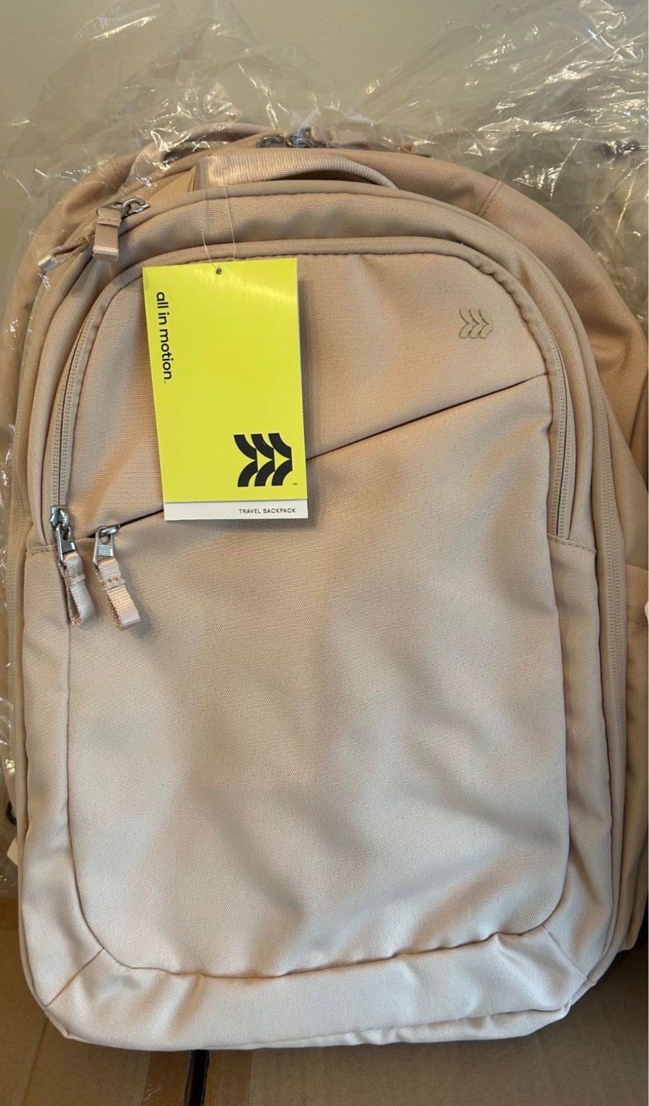 All In Motion Backpack Water Repellent School 17″-Laptop Mint Green Sporty 19″