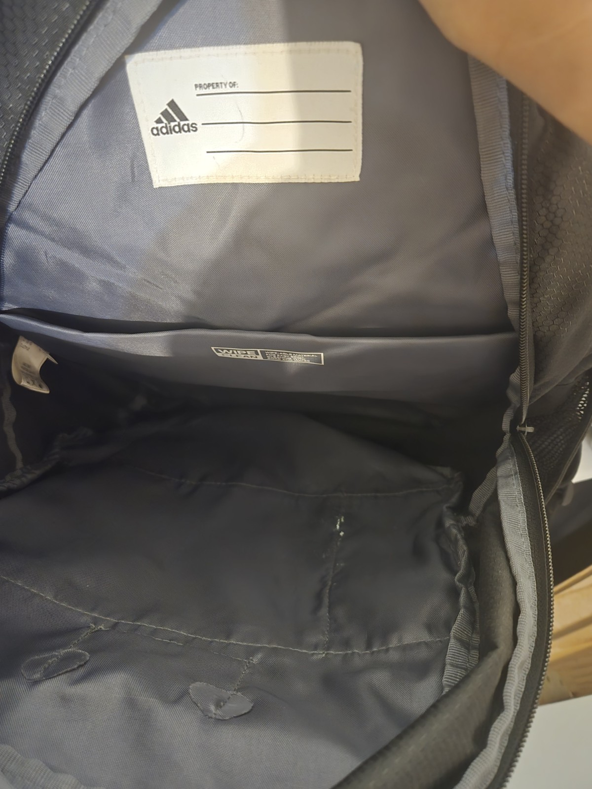 adidas Excel 6 Backpack Black White 3 Stripe Padded 16″ Laptop School Bag