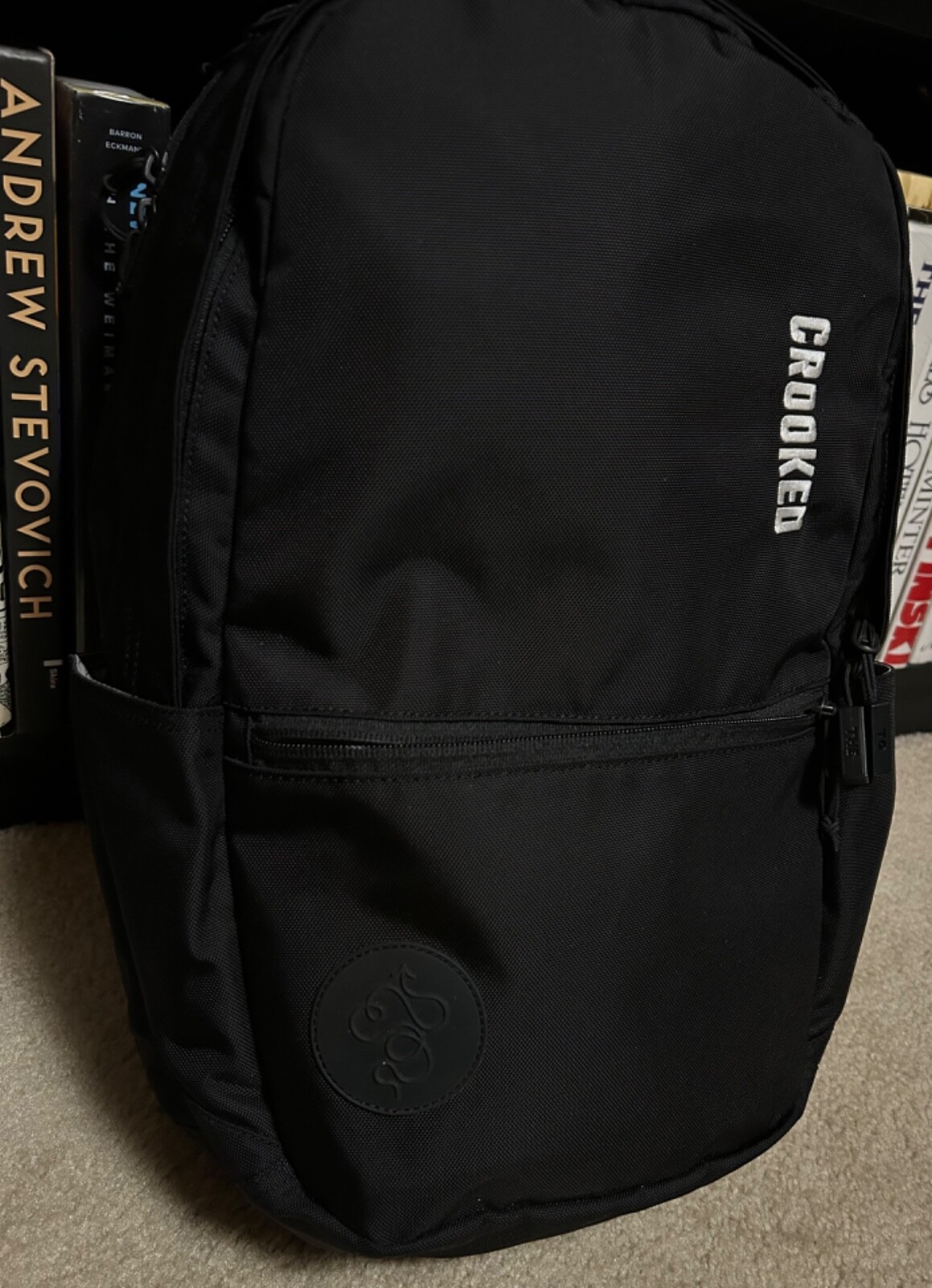 BABOON TO THE MOON black BACKPACK Regular Size