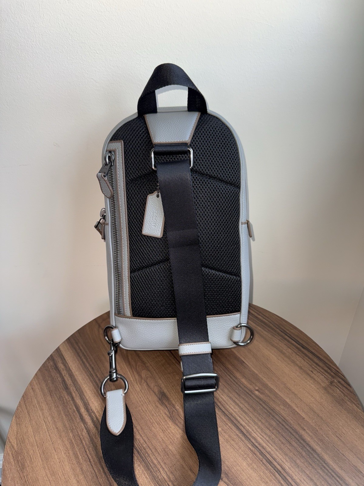 Coach Metropolitan Soft Pack Backpack – Light Blue Pebbled Leather