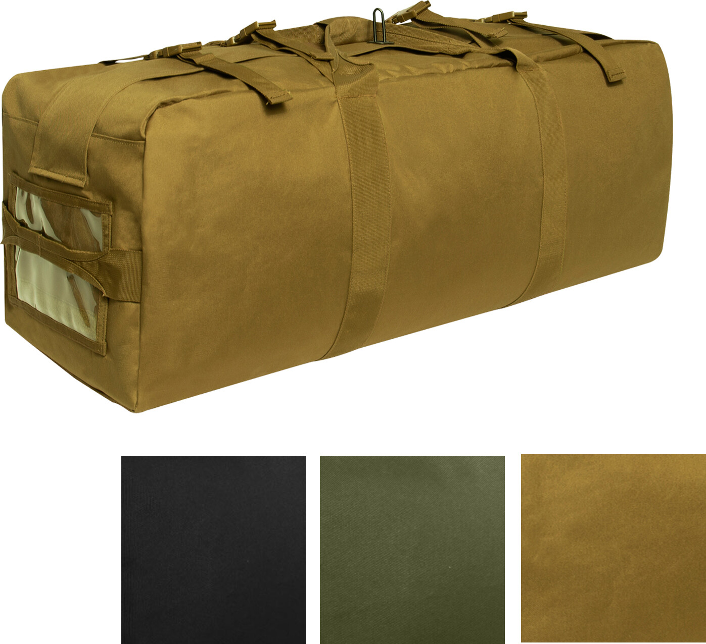 Gen II Enhanced Nylon Duffle Bag Backpack Tactical 2 Strap Army Military Duffel