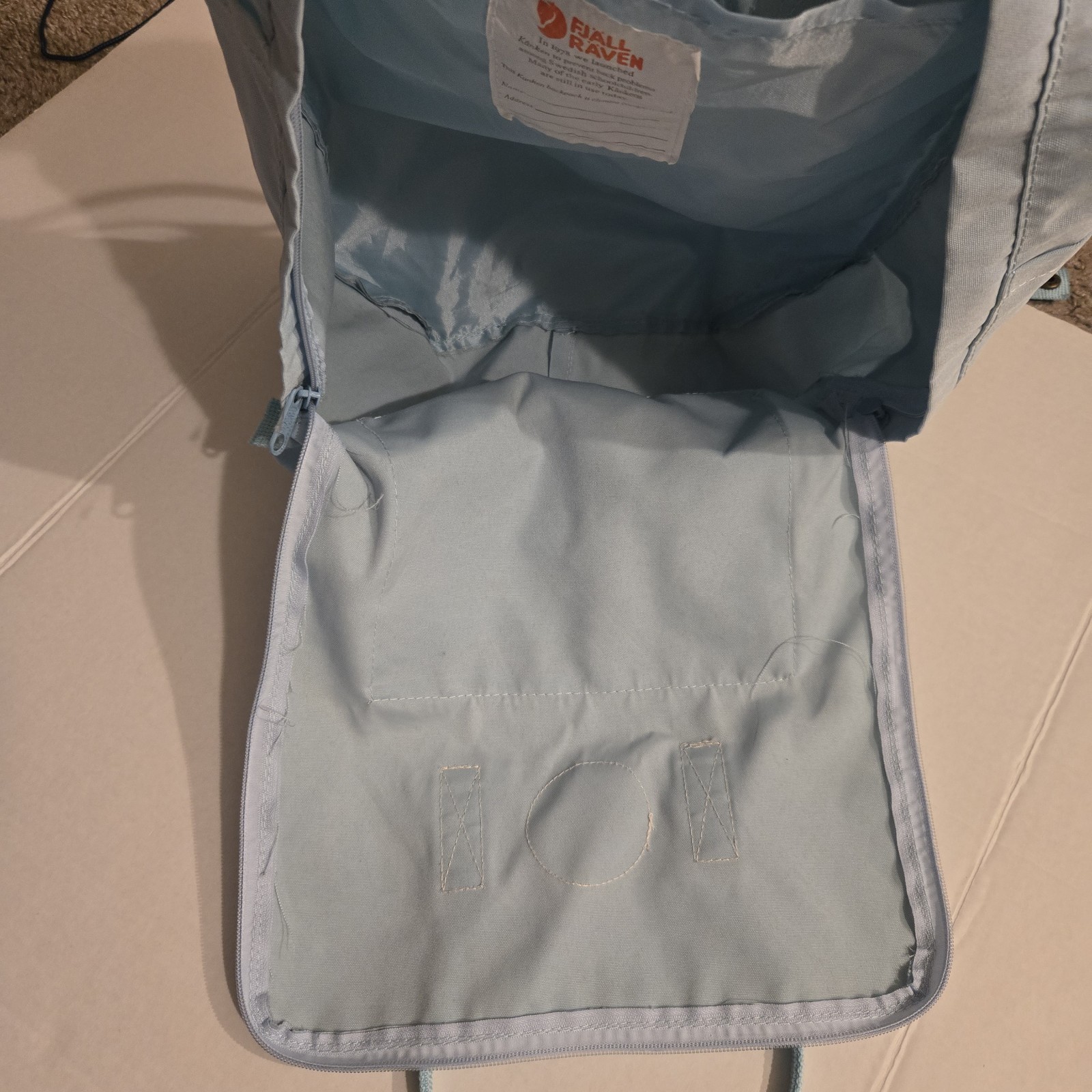 Fjallraven Kanken Classic Backpack 23510 Sky Blue Nylon 16L