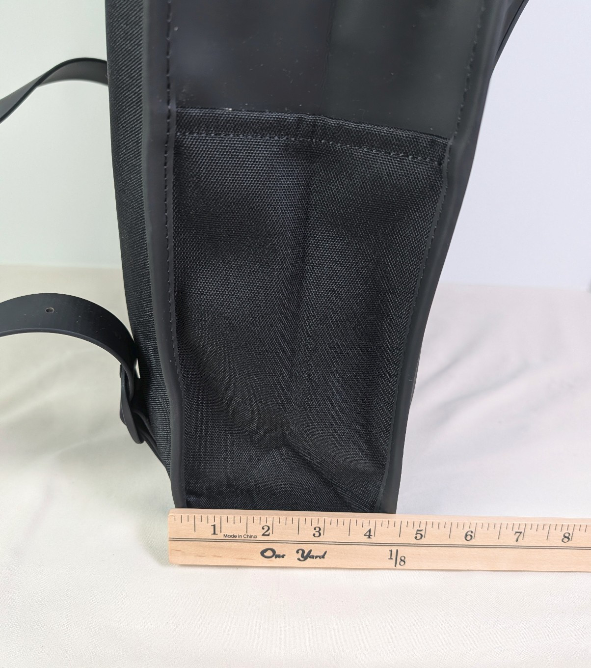 RAINS Waterproof Backpack Black Minimalist Laptop School Travel Bag