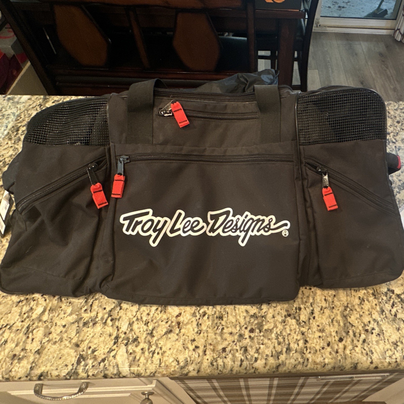 Troy Lee Designs Black motocross helmet bag + luggage + accessories