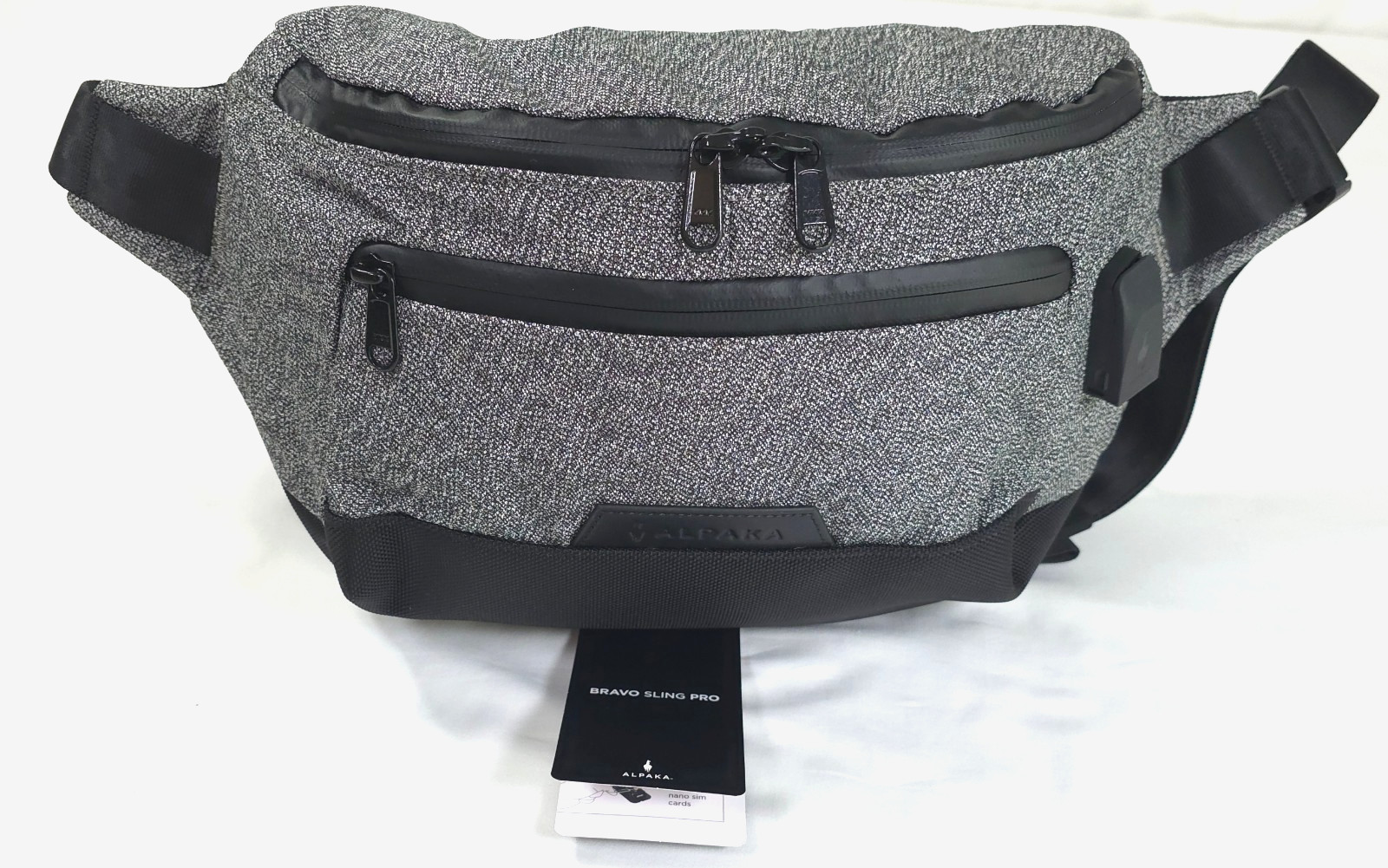 Alpaka Bravo X Sling Pro V2 Crossbody, Waist, Over Shoulder 6L Ash Gray NWT NEW