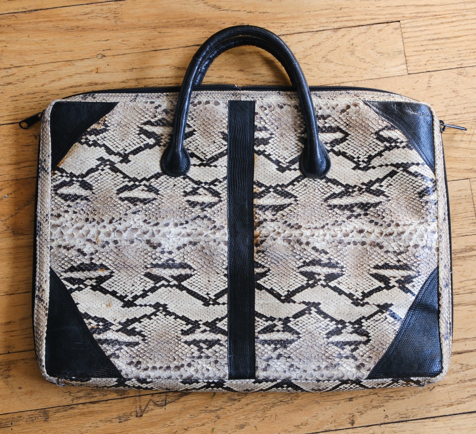 Custom Made Snake Skin Briefcase