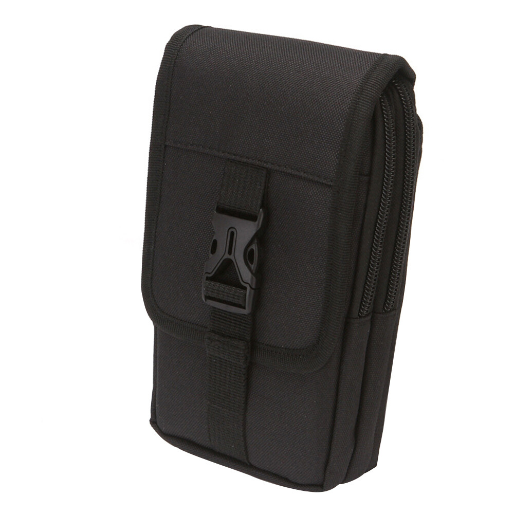Men’s Military Molle Tactical Belt Waist Bag Cell Phone Pouch EDC Bag 7-inch