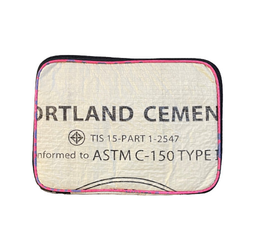Elephant Brand Deluxe Recycled iPad Pouch with flap made in Cambodia Fair Trade