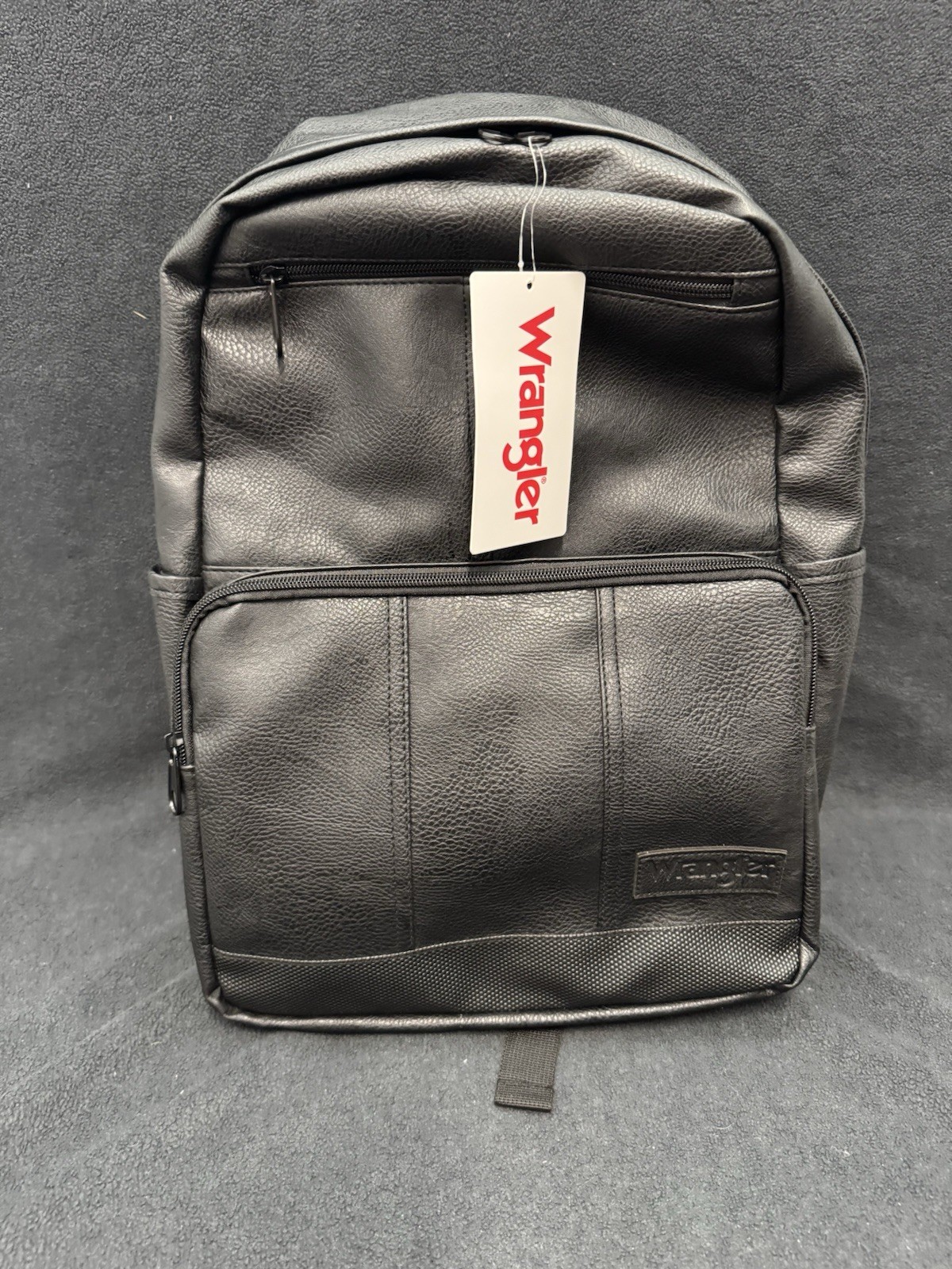 Wrangler Black Backpack NEW NWT 17″ Zippers WR-BP15915AQ