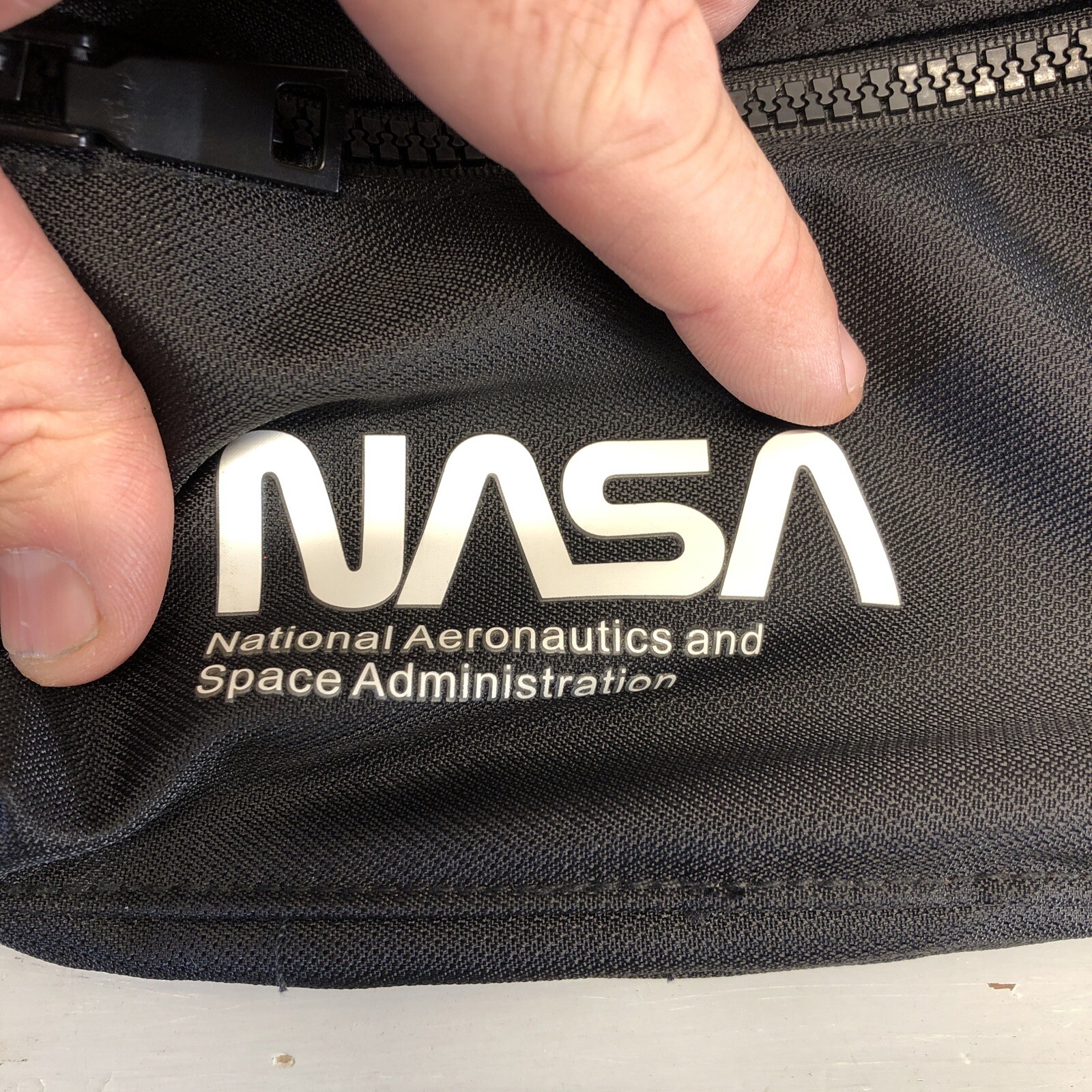NASA Buzz Aldrin Fanny Bag Hip Belt. Rare Black