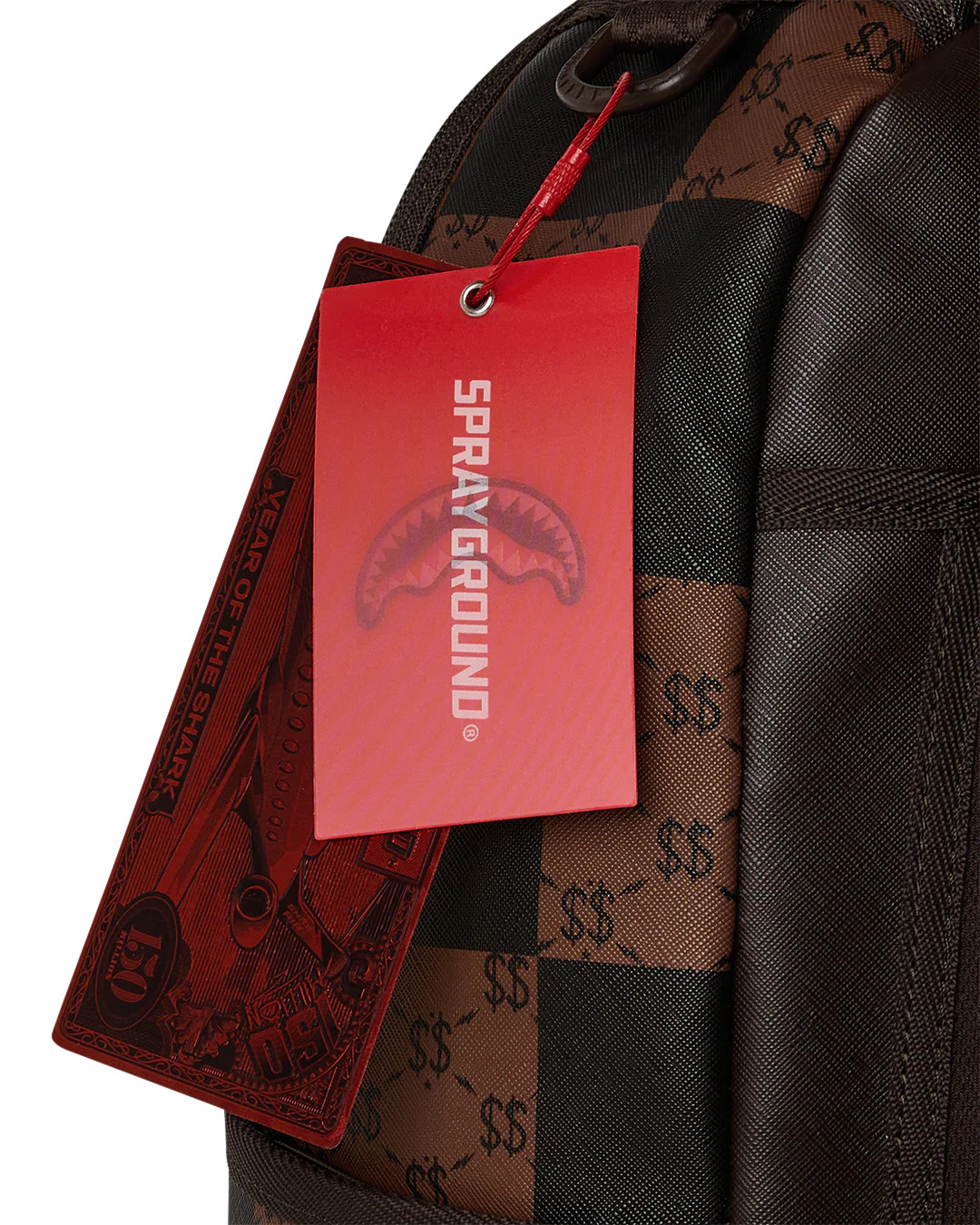 SPRAYGROUND – ENLARGED CHECK / THAT BIG CHECK SHARK BACKPACK – B6263