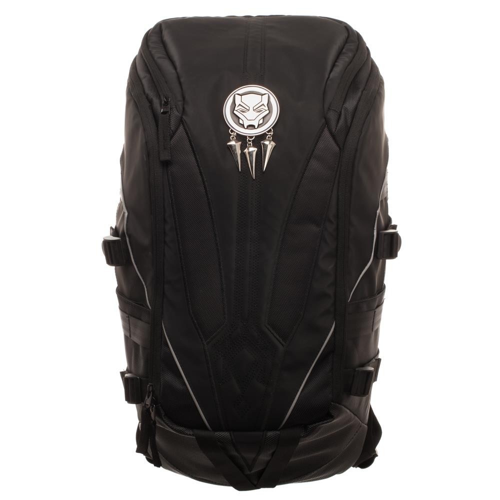 Black Panther Mixed Material Laptop Backpack