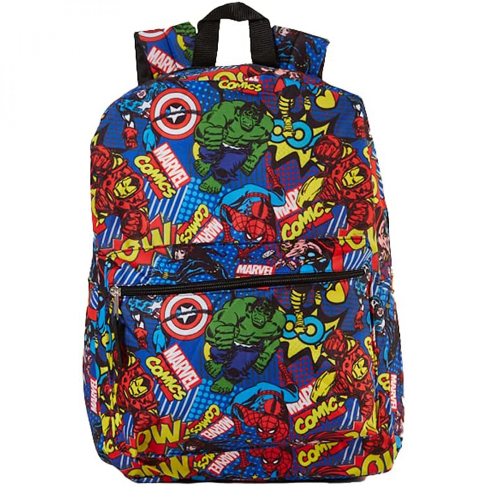 Avengers Classic Heroes Action Collage All Over Print 16″ Backpack Multi-Color