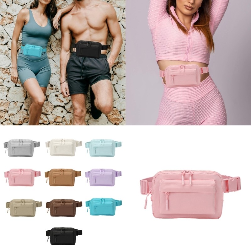 Solid Color Chest Bag Waist Bag Small Crossbody Bag Waist Pack for Unisex