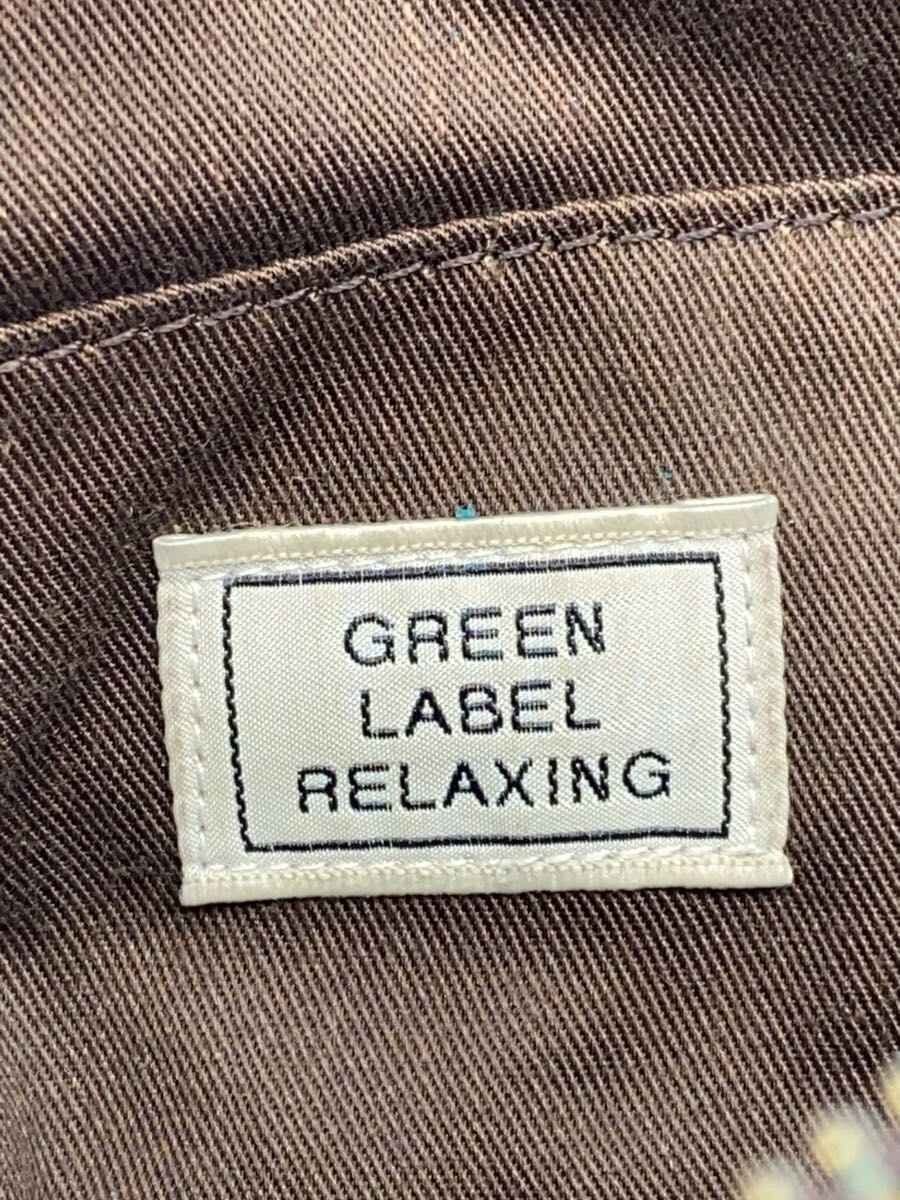 UNITED ARROWS green label relaxing leather shoulder bag in brown