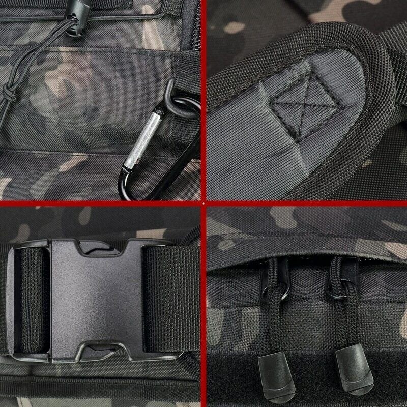 60L Tactical Backpack Men Hiking Military Waterproof Climbing Bag