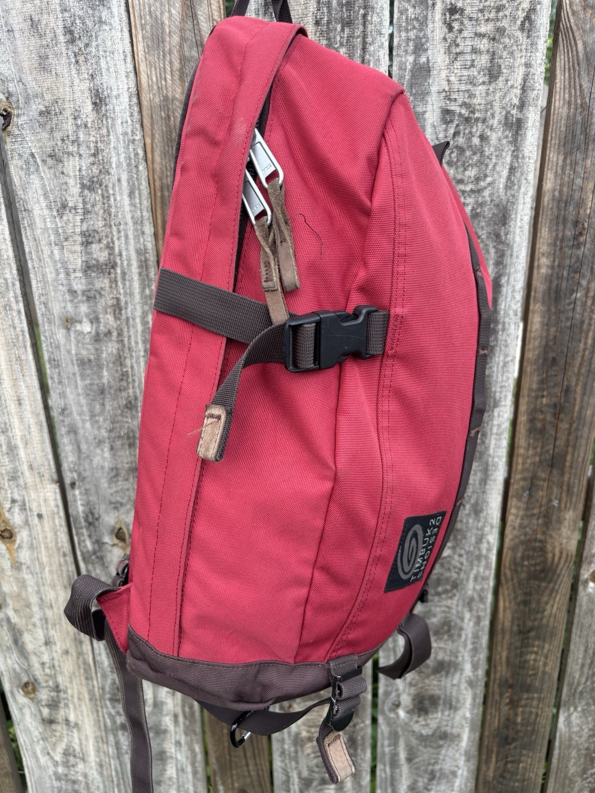 Timbuk2 Telegraph Backpack Retro Red Laptop Pocket San Francisco Gorp Messenger