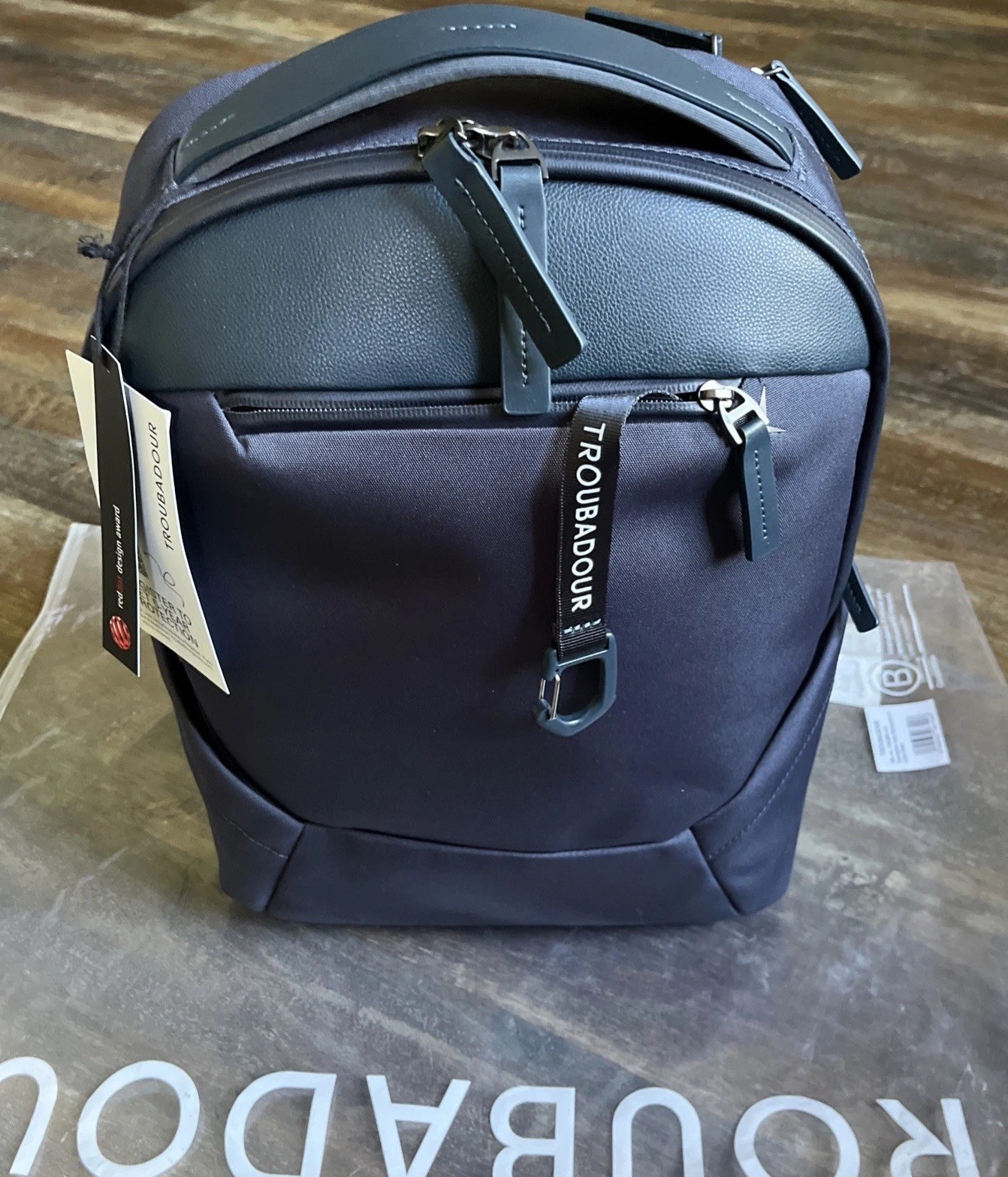 Troubadour Apex 4.0 Compact Backpack 16L Ergonomic/Water Resistant Basalt