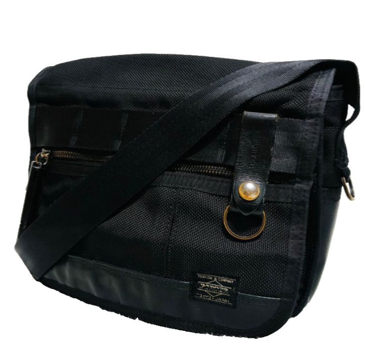 Yoshida Porter Heat Messenger bag Black Made in Japan