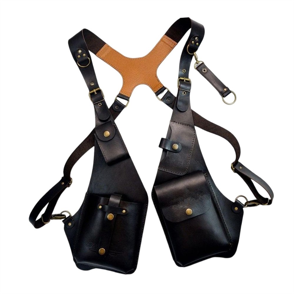 Anti-Theft Underarm Wallet Bag – Steampunk Rivet Design Adjustable Strap