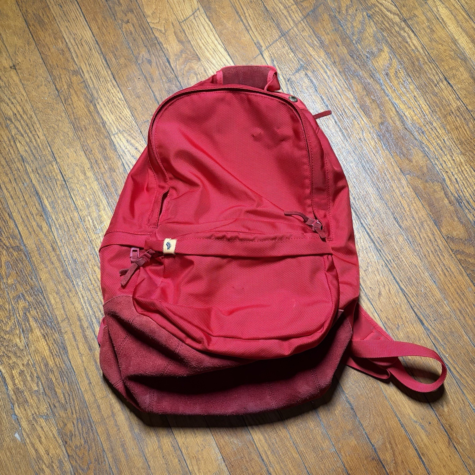 Visvim Ballistic 22L Backpack Red Cordura Nylon Leather F.I.L.