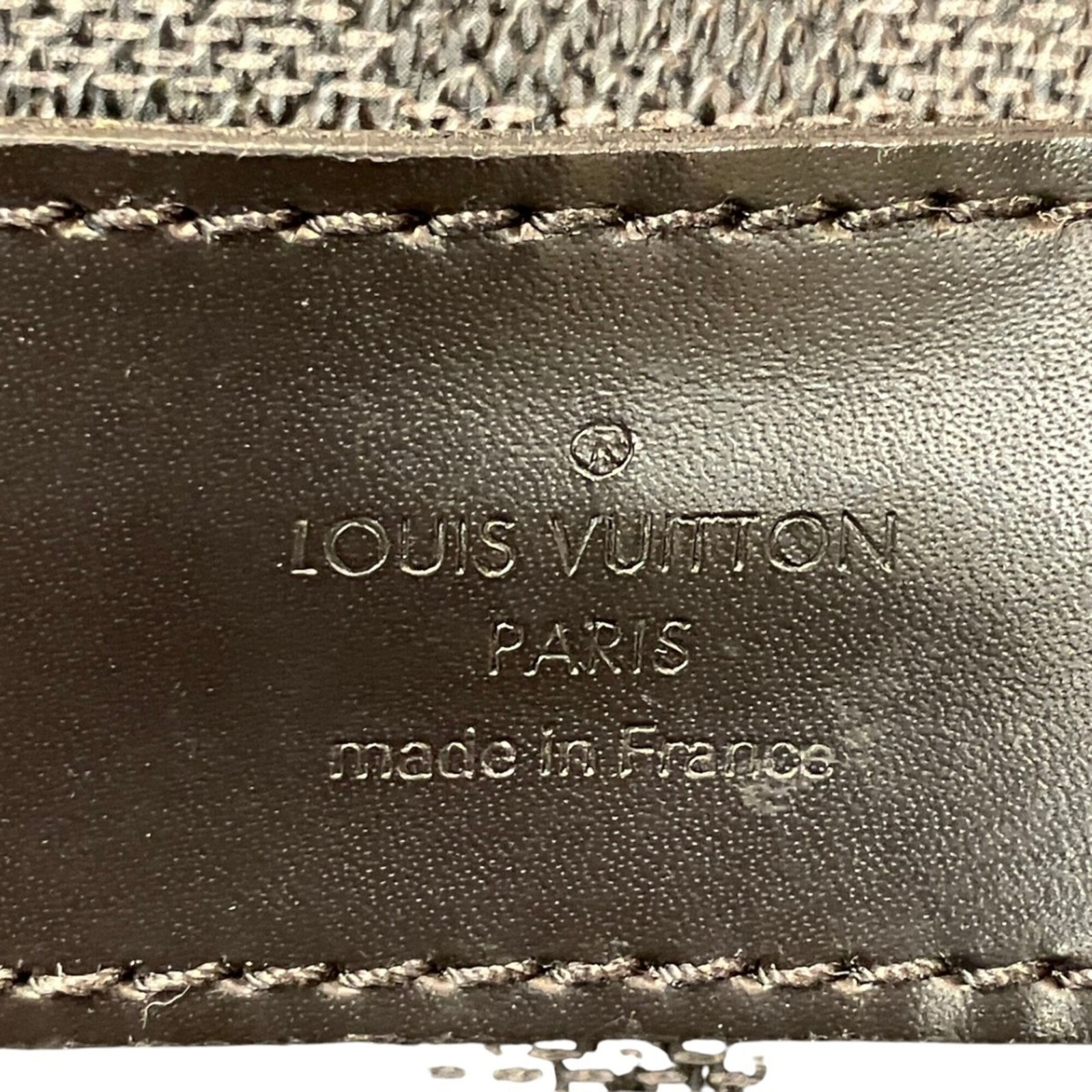 Louis Vuitton Toiletry Pouch Second Bag, Damier Graphite, Leather,… GZl1irwk
