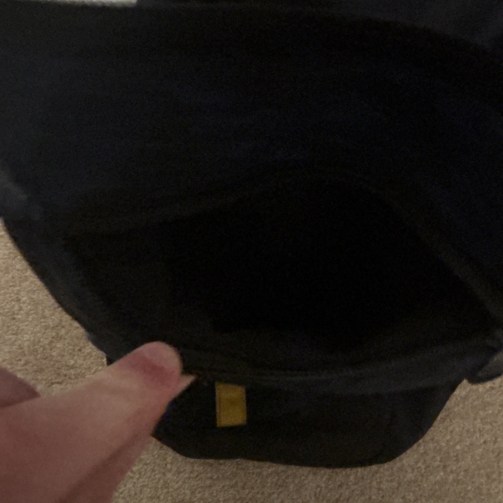 adidas Men’s Medium Backpack Navy/Black/Yellow Zip Outer Pockets Adjustable