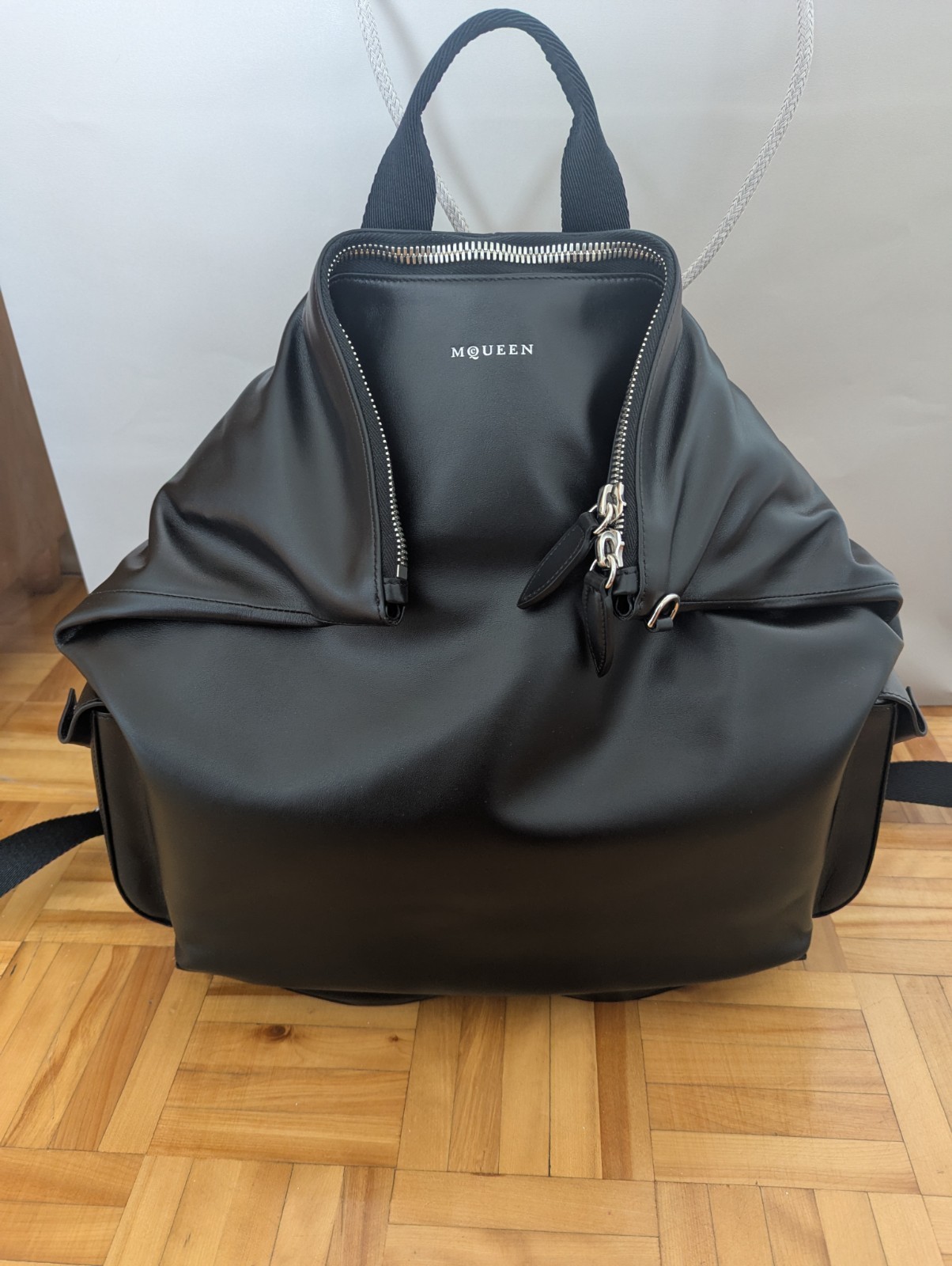 Alexander McQueen Manta Backpack calf leather
