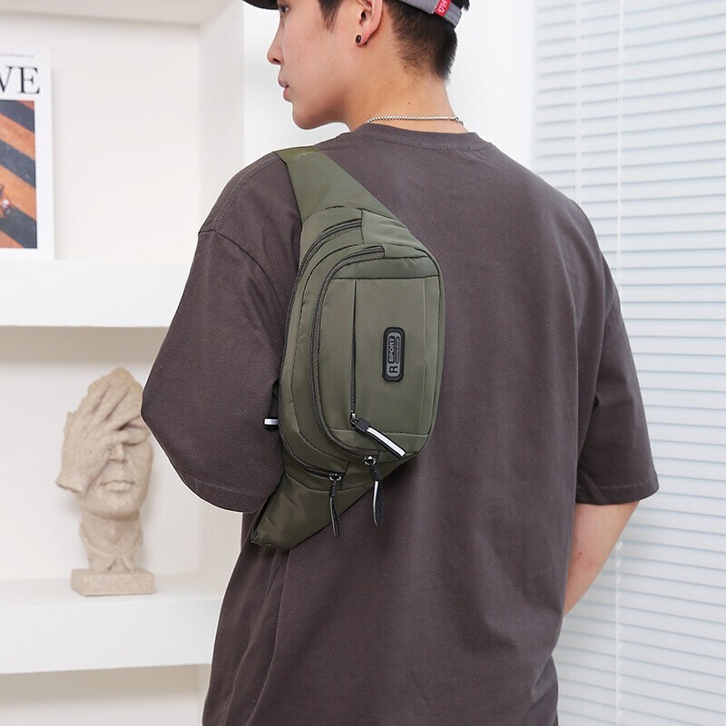Men’s Waterproof Crossbody Waist Bag – Durable, Multifunctional & Wear-Resistant