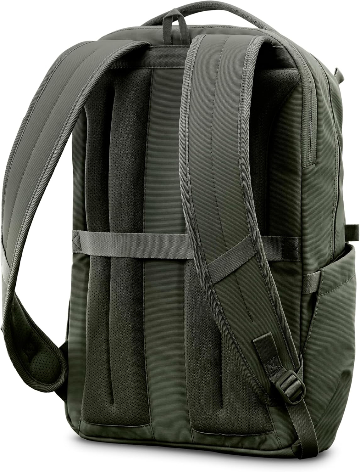 Stylish Olive Backpack with Laptop Compartment & Quick Stash Pockets