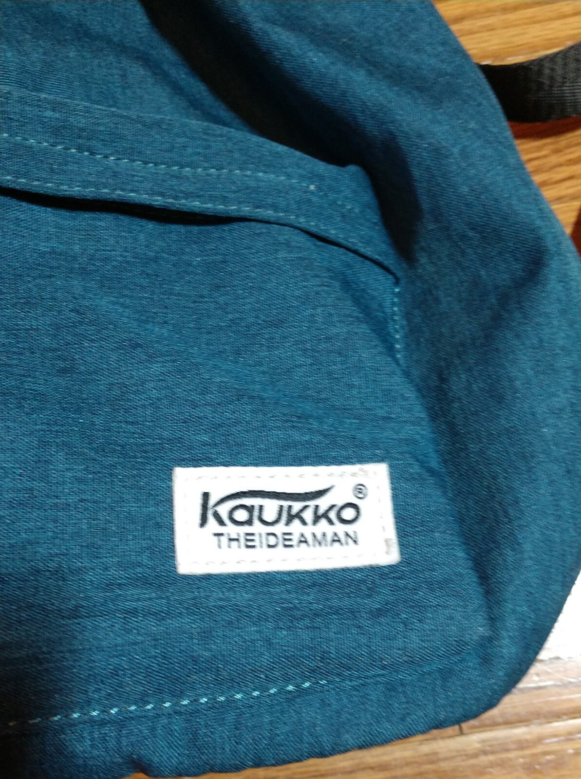 Kaukko Theideaman Backpack Sinch Bag – Earthy Blue Green Color EUC