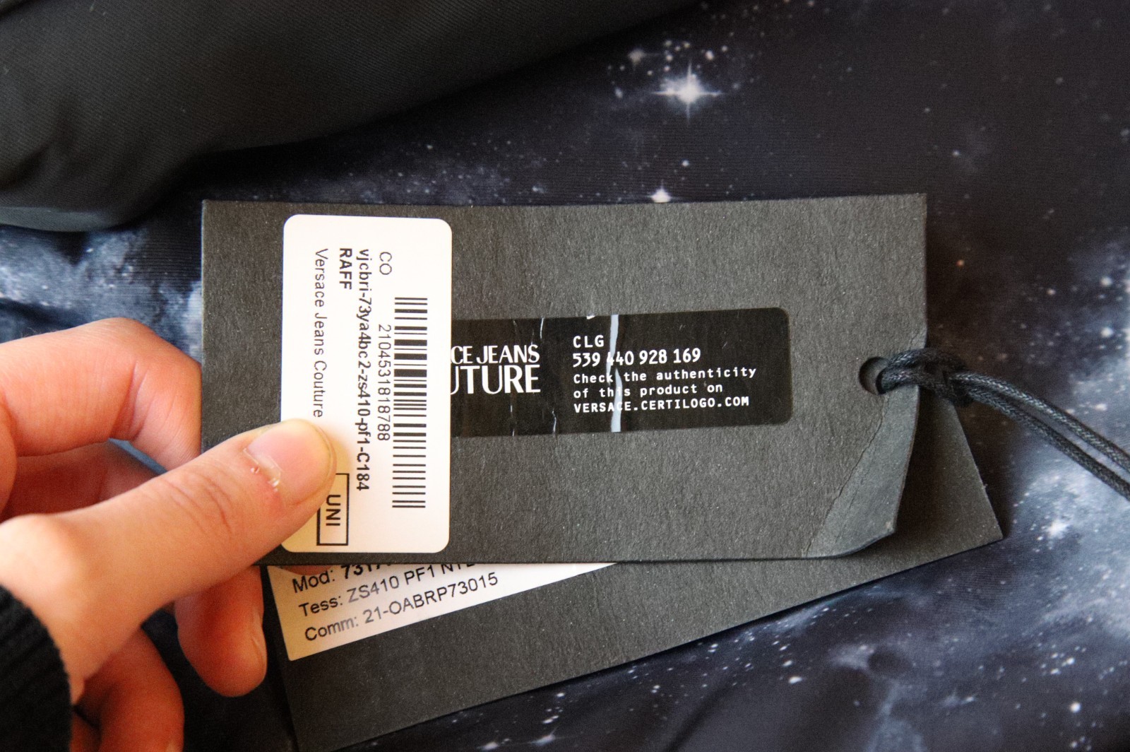 Versace Jeans Couture Galaxy Backpack – Original