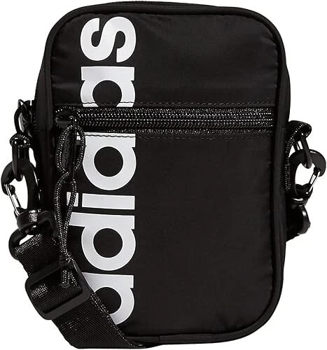 Adidas Unisex Festival Crossbody Bag Black Adjustable Strap NWT