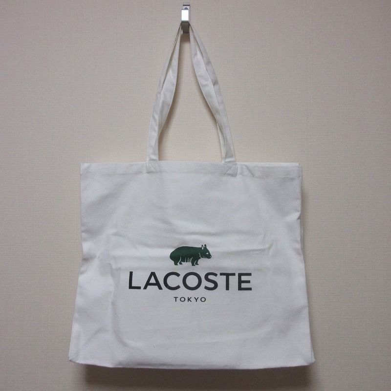 Rare 400 Limited Lacoste Save Our Species Wombat Tote Bag 17.7x15x4.7 in