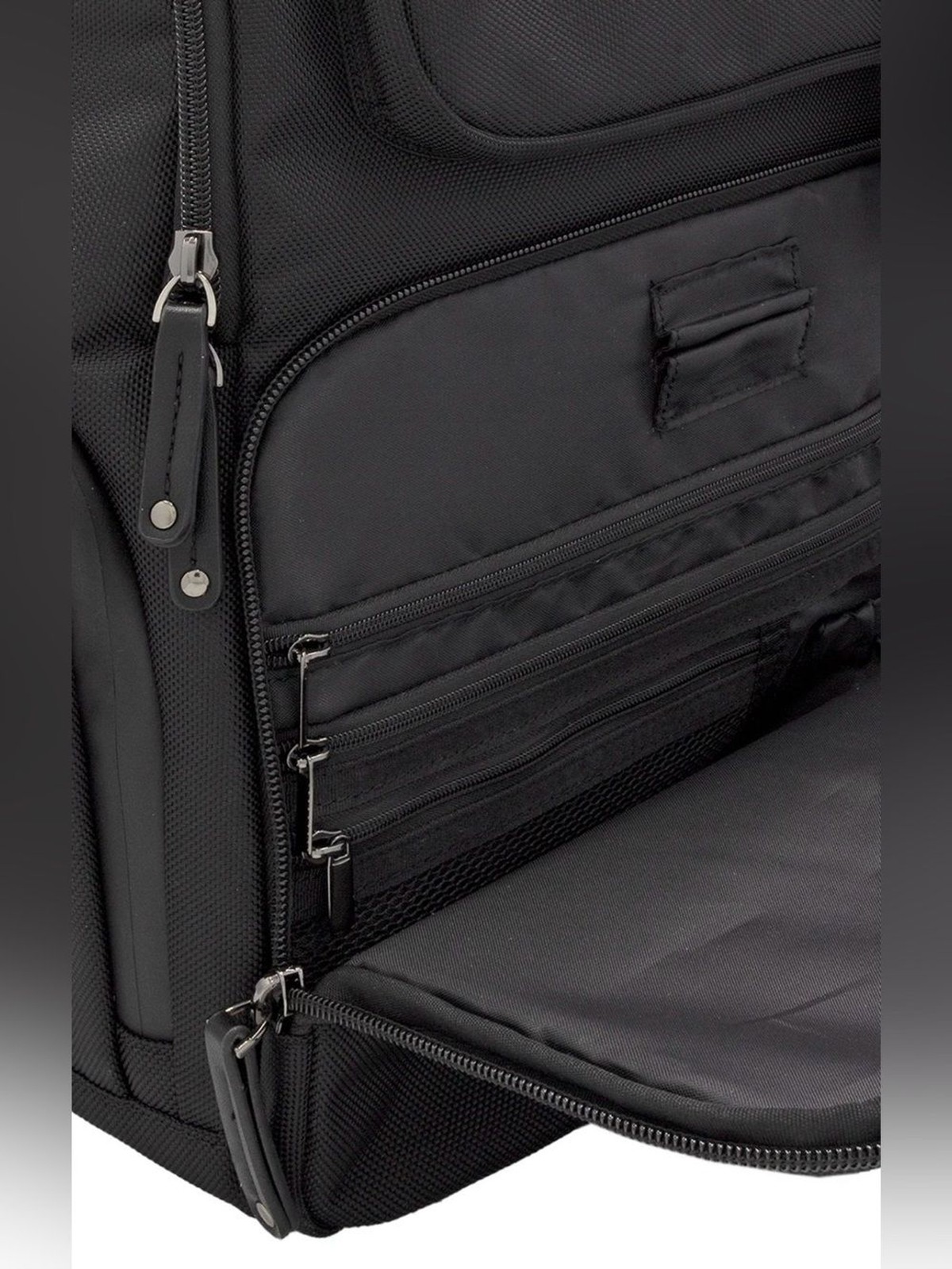 Robert Graham Everett Cache Series Black Tech Backpack Laptop Travel Bag NEW