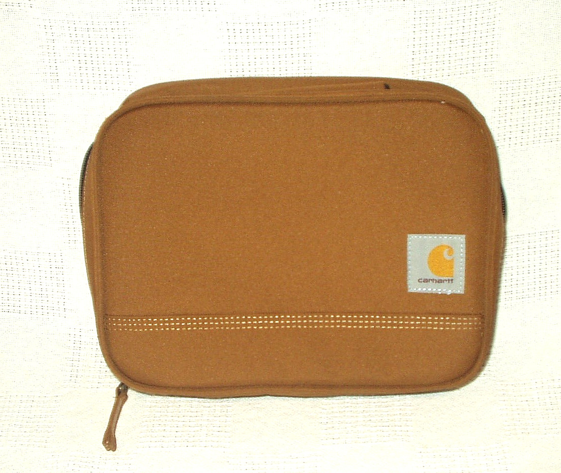 Carhartt Men’s Zippered Toiletry Grooming & Shaving Travel Bag Canvas Insulated